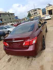 A picture of Register Lexus Es350 2008 model