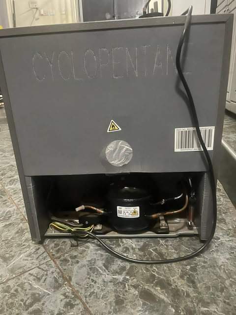 A picture of 60l Hisense fridge on sale 280k
