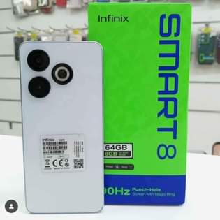 A picture of Infinix smart 8 64gb brand new At cheap prices Very