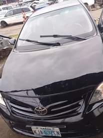 A picture of Corolla 2012 model