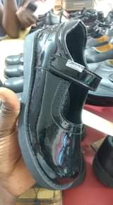 A picture of Kids black shoes