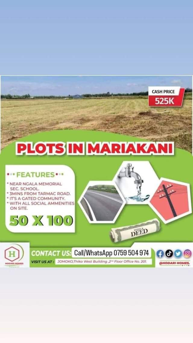 plots mariakani
