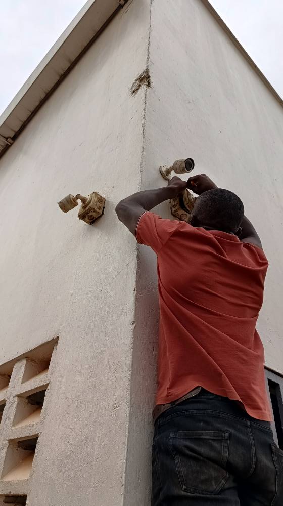 A picture of Security and satellite