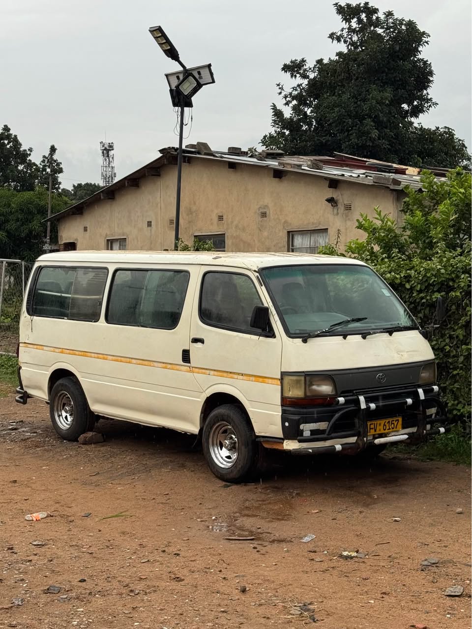 A picture of Toyota hiace manual