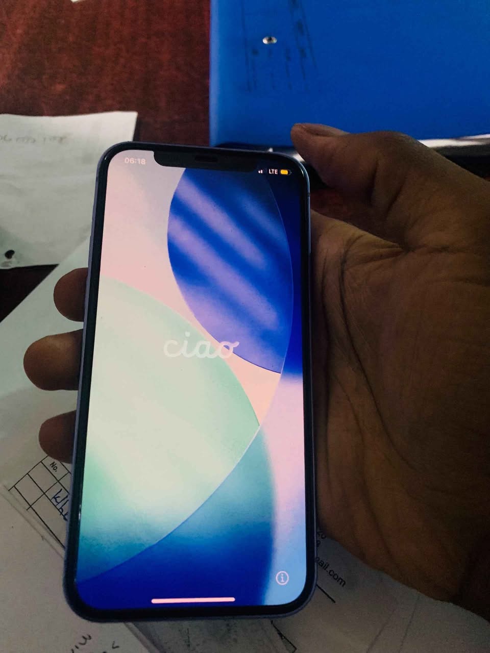 A picture of Iphone 12 6 1 256GB 4ram With face lD for