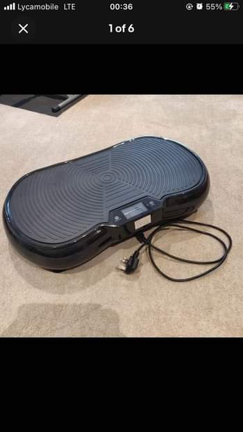 A picture of fitness vibration plate