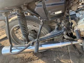 A picture of Bajaj motorcycle