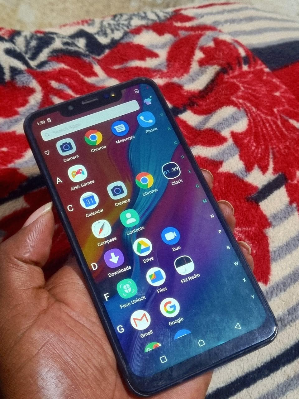 A picture of Infinix hot 7