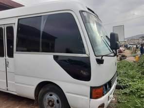 A picture of Toyota Coaster 4 sale Very clean Body and interior Sound