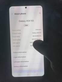A picture of Samsung galaxy a54 clean mnooooo
