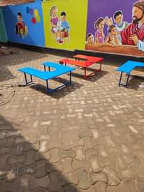 A picture of School chairs and desks swings available 0754797112 0783095025