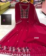 A picture of Kurti plazo with dupatta