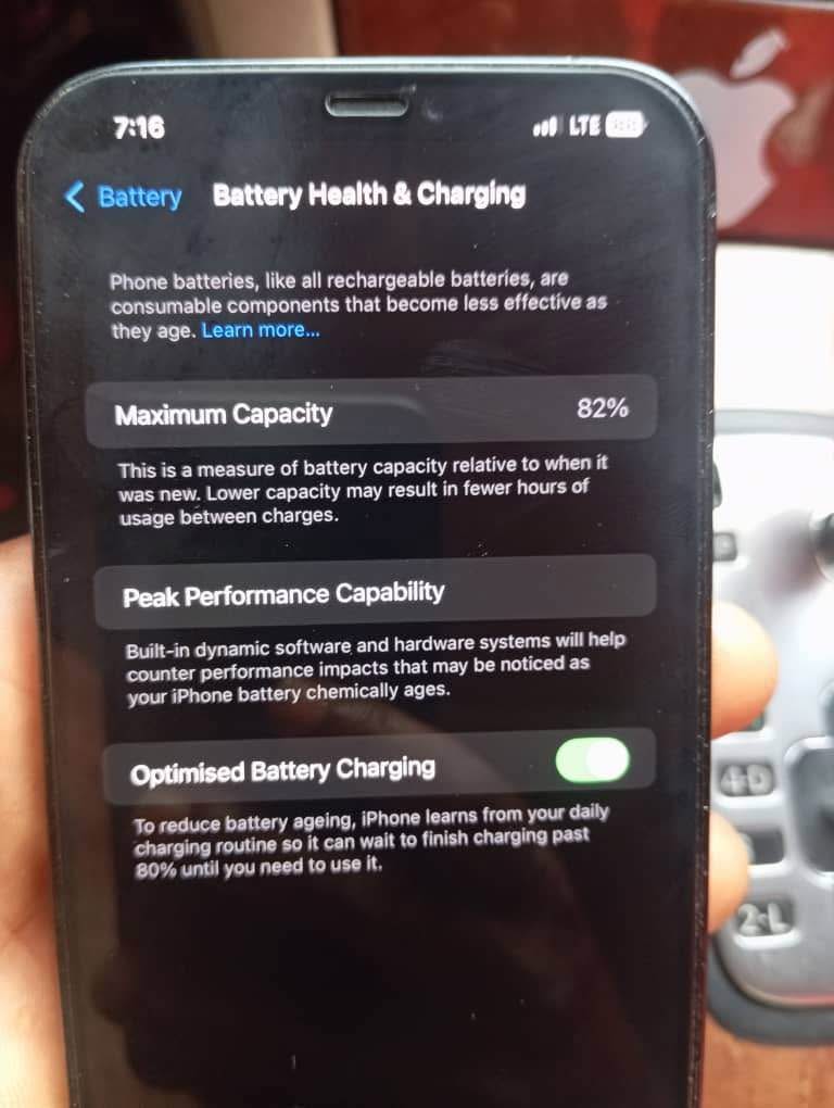 A picture of iPhone 12 Pro Max UK used
