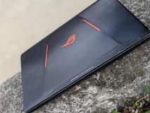 A picture of Asus ROG strix gaming and graphics laptop core i7 7th