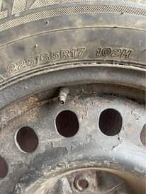 A picture of Toks Bridgestone tyres with rim