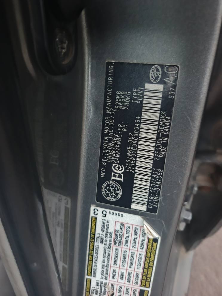 A picture of Toyota Corolla 2007