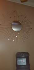 A picture of wall mirror decorations