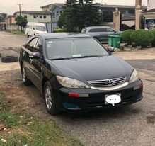 A picture of Clean Nigerian Used Black Toyota Camry 2004.