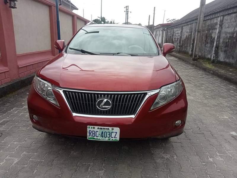 A picture of FEW MONTHS REG FIRST BODY 2012 model LEXUS RX350 FULL