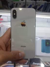 A picture of iPhone X with faulty back camera