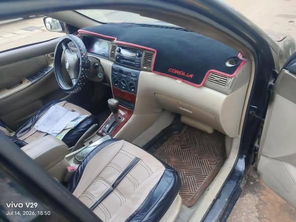 A picture of Toyota corolla perfect condition