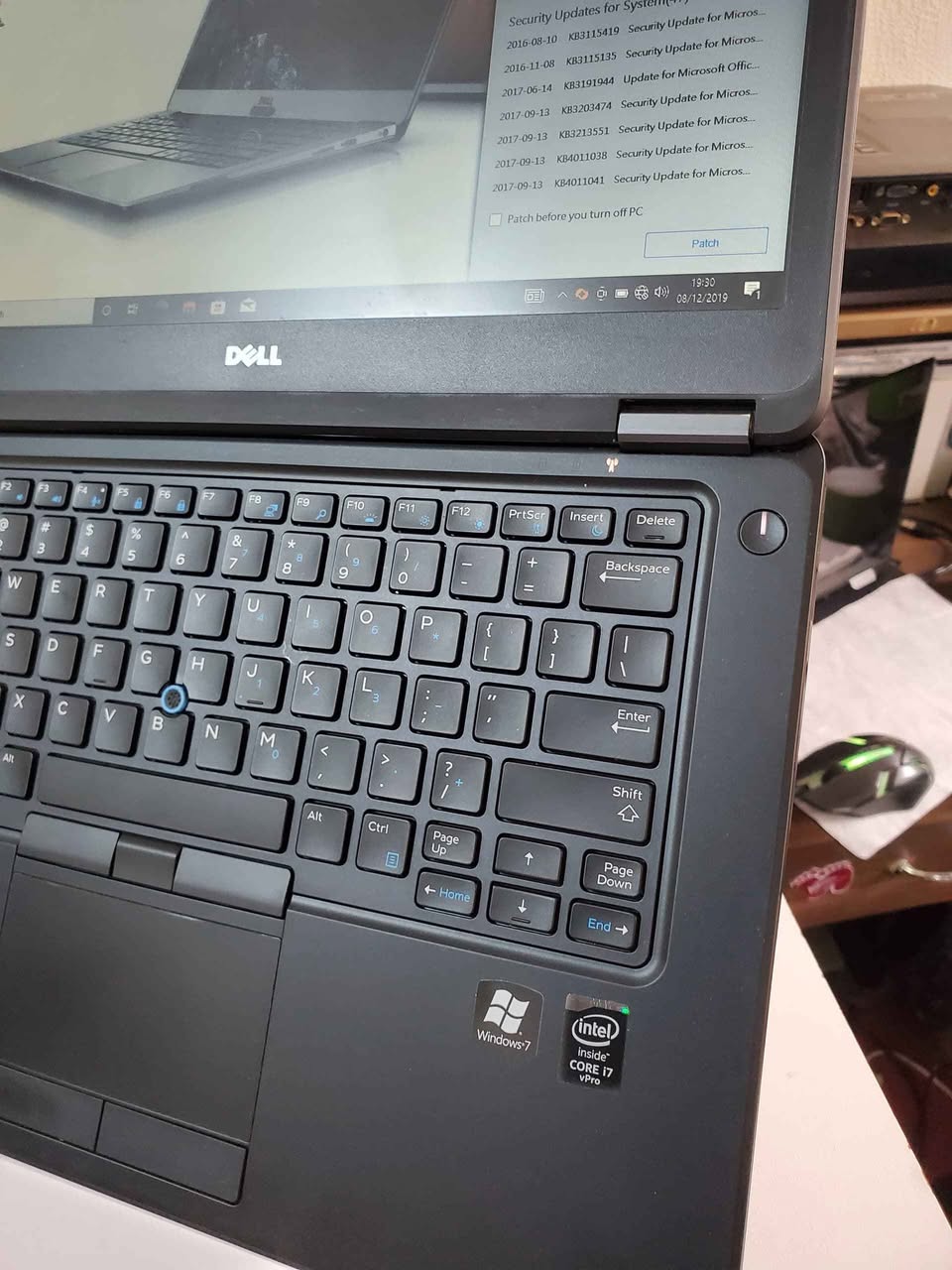 A picture of Dell 7450 i7 8gbram 500gb hdd btry 5hrs inbox me