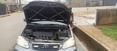 A picture of Uber standard guarantee 07 registered corrola available now in sound