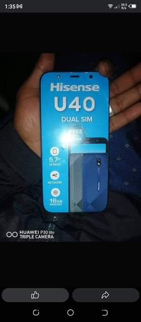 A picture of Hisense u40s All Sim Card workings