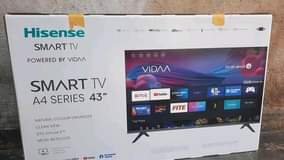 A picture of Hisense 43 smart tv for swaps call.