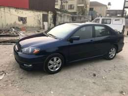 A picture of Fully pimped Tokunbo Toyota corolla Automatic Transmission fabric interior Alloy