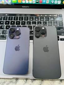 A picture of Iphone 14 pro max 0749063894 USA STOCK
