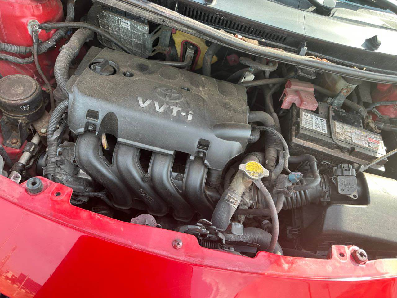A picture of Distress Toyota Yaris 2007