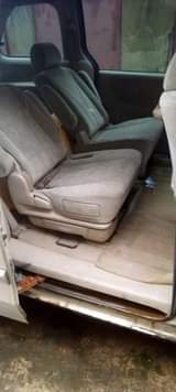 A picture of Mazda mpv engine smoking fastest finger drives well