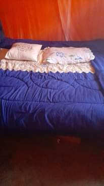 A picture of 5 x 6 clothed bed