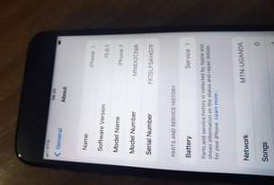 A picture of iphone 7 32gb at a fair price of 250k none