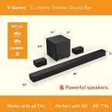 A picture of NAUZA HIZI VIZIO V 5.1 SERIES HOMETHIETA SOUND BAR..0785479532