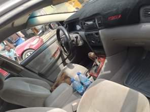 A picture of Registered 04 Toyota corolla painted on first body engine and