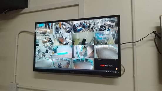 A picture of Free CCTV camera installation with 39 TV screen