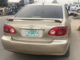 A picture of CLEAN USED TOYOTA COROLLA FOR SALE AT AFFORDABLE PRICE BUY