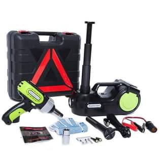 A picture of 12V Car Repair Tools Portable 5T Electric Hydraulic Jack Set