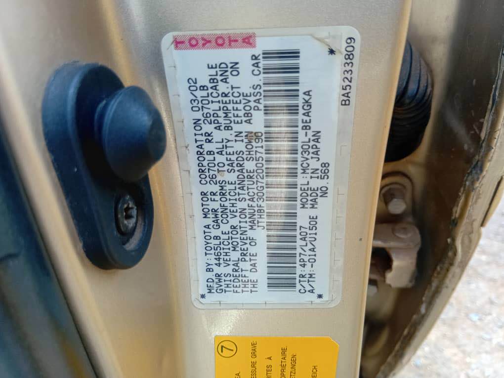 A picture of Es 300 Everything working perfect both Engine and Gear AC