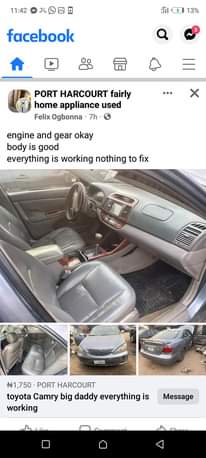 A picture of Clean 2005 Lexus for sale Price 2 5m location Umuahia