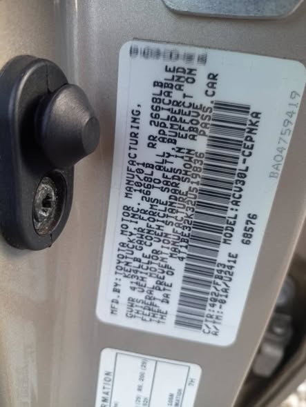 A picture of Direct Belgium 2003 Toyota camry