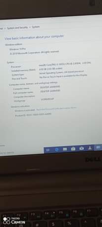 A picture of DELL latitude i3 5th generation at 500 000