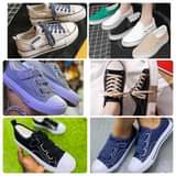 A picture of sneakers world
