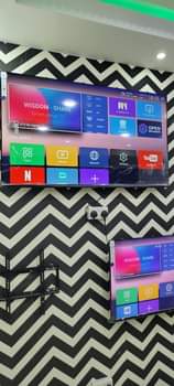 A picture of TVs Avaliable in stock from 32 to 65inch