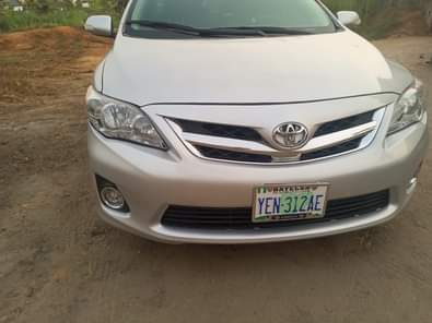 A picture of very sharp 2010 American Spec Toyota corolla with no issues