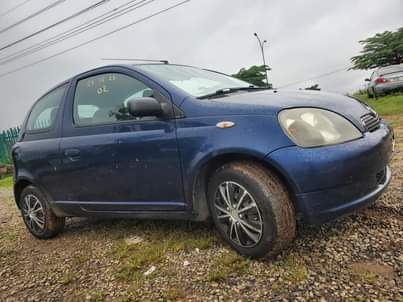 A picture of BRAND TOYOTA YEAR 2003 MODEL TOYOTA YARIS CONDITIONS HIGHEST GRADE