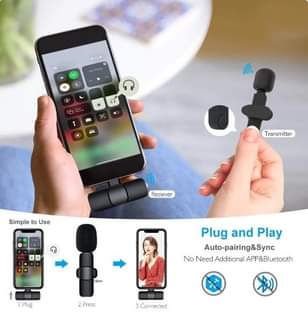 A picture of 2 IN 1 WIRELESS MIC FOR IOS ANDROID