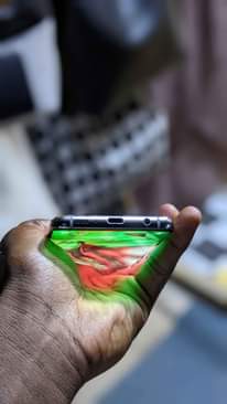A picture of Samsung s10 mpya kabisa Mali yangu halali Ram 8 Storage